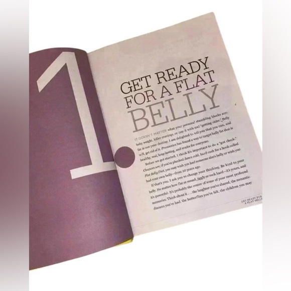 Hardcover Book “Flat Belly Diet” by Liz Vaccariello with Cynthia Sass - Picture 5 of 6